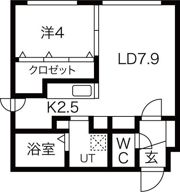 LIVAROT N33（リバロエヌ33）の間取り画像