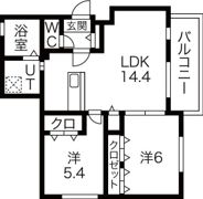 プランタン円山の間取り画像