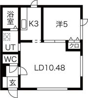 グローリー澄川の間取り画像
