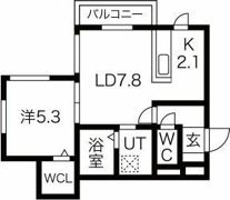 TRIBE NAKANOSHIMA Sta.の間取り画像