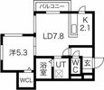 TRIBE NAKANOSHIMA Sta.の間取り画像