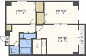パルクトゥール中の島の間取り画像