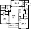 ブランシャールCHATELET琴似EASTの間取り画像