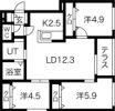 ブランシャールALAIN山の手の間取り画像