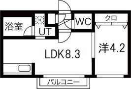 Cherisis南6条の間取り画像