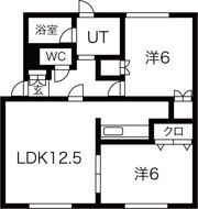 フロームT福住の間取り画像