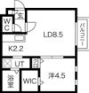 ラフレーズ菊水の間取り画像