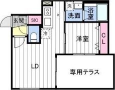 CARRERA福住 3rd.の間取り画像