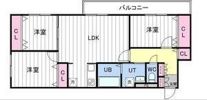 Wistaria福住の間取り画像