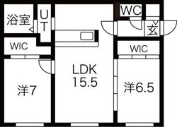 Elvita山鼻の間取り画像