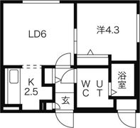 タカライーストヒルズの間取り画像