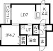 Wind Hills中の島（ウィンドヒルズ）の間取り画像