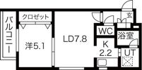ヴェリテ円山神宮の間取り画像