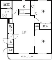 ブルーリーフ宮の森の間取り画像