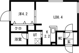 ハイヒルズの間取り画像