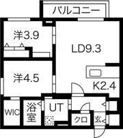 Crossbell524の間取り画像