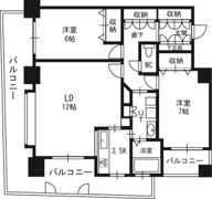 クリーンサッポロ医大西の間取り画像
