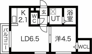 アール南郷16の間取り画像