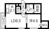 アール南郷16の間取り画像