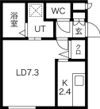アップファーレン南五条の間取り画像