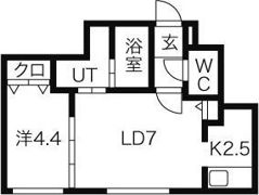 グランメゾン豊平の間取り画像