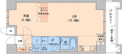 エナコート知事公館前の間取り画像