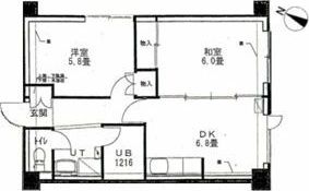 24軒グローリーマンションの間取り画像