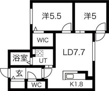 カサトレス美園の間取り画像