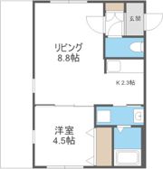 NOIR ASABU EDGE （ノワール アサブ エッジ）の間取り画像