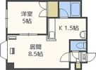 セントポーリア五番館の間取り画像