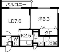 ルミエール福住の間取り画像