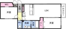 CERNE Yamahanaの間取り画像