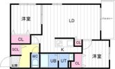 Luxeaer月寒東の間取り画像