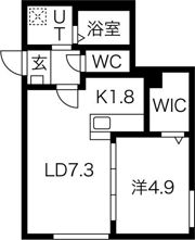 プレシェルト平岸の間取り画像