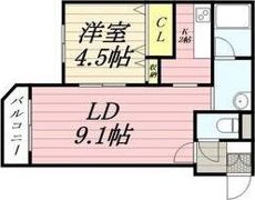 グランビア南郷の間取り画像