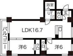 HILLTOP TOWERの間取り画像