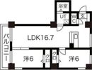 HILLTOP TOWERの間取り画像