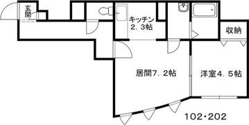 グランピュア菊水の間取り画像