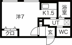 エヴァンスコート厚別中央の間取り画像