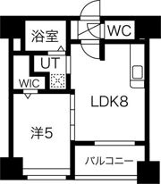 クラッセ琴似ステーションの間取り画像
