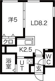 BREEZE南11条の間取り画像