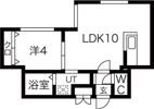 ラフィーネ澄川の間取り画像