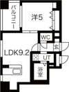円山シャトー桂和大通館の間取り画像