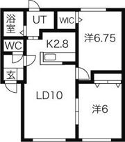 光星ハイツフラットの間取り画像