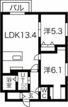TsCOURT 水車町（ティーエスコートスイシャマチ）の間取り画像