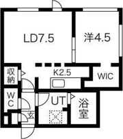 CG HOMES南5条の間取り画像