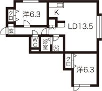 メゾン アヴェニュー アヌの間取り画像