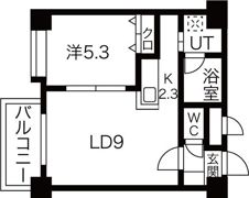 シャトレ東札幌の間取り画像