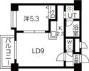 シャトレ東札幌の間取り画像