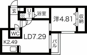 エイワイエーヒルズの間取り画像